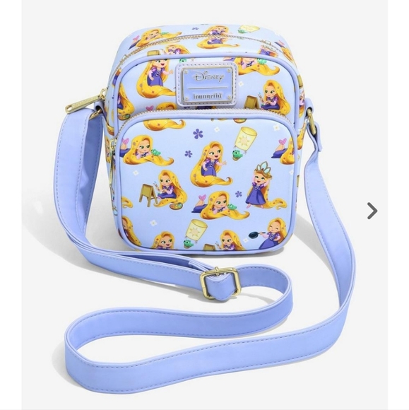 Loungefly Disney Tangled Rapunzel Tiara Crossbody Bag BoxLunch